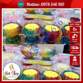 Nến Bơ Dược Sư 7 màu loại cao 6cm /9cm