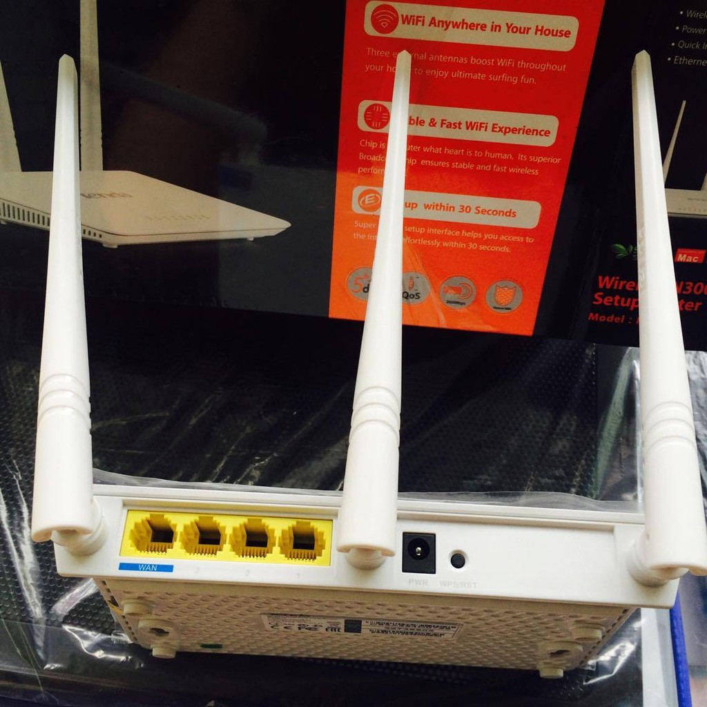 Bộ Phát Wifi Router Tenda F3 300Mbps 3Anten