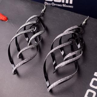 High Quality Laminated Spiral Earrings