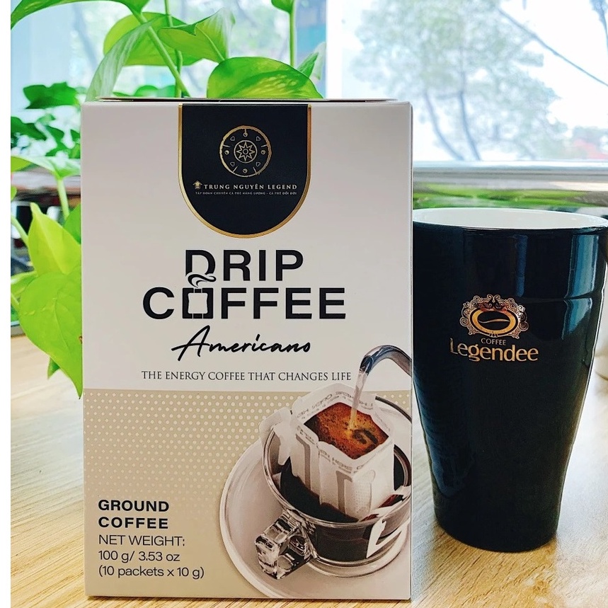 Cà Phê Phin Giấy Trung Nguyên Legend Americano Hương Thơm dịu mạnh
