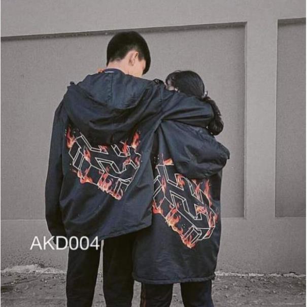 Áo khoác dù nam nữ in hình phong cách mạnh mẽ cá tính siêu phẩm cuốn hút việt