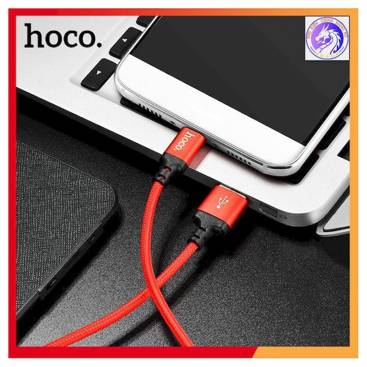 [ BH 12 Tháng ] Cáp Sạc Nhanh Dây Dù Hoco X14 Lightning/Micro USB/Type-C Cho iPhone/iPad/Android - Chính Hãng 1M/2M