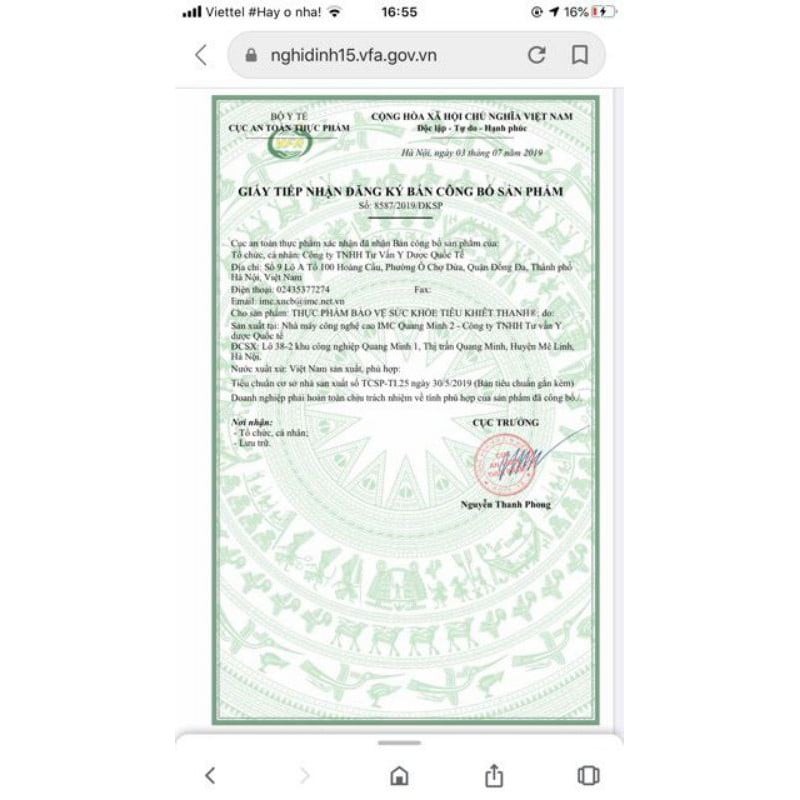 Tiêu Khiết Thanh -hộp 180v⚡chính hãng⚡tặng hộp 30v⚡