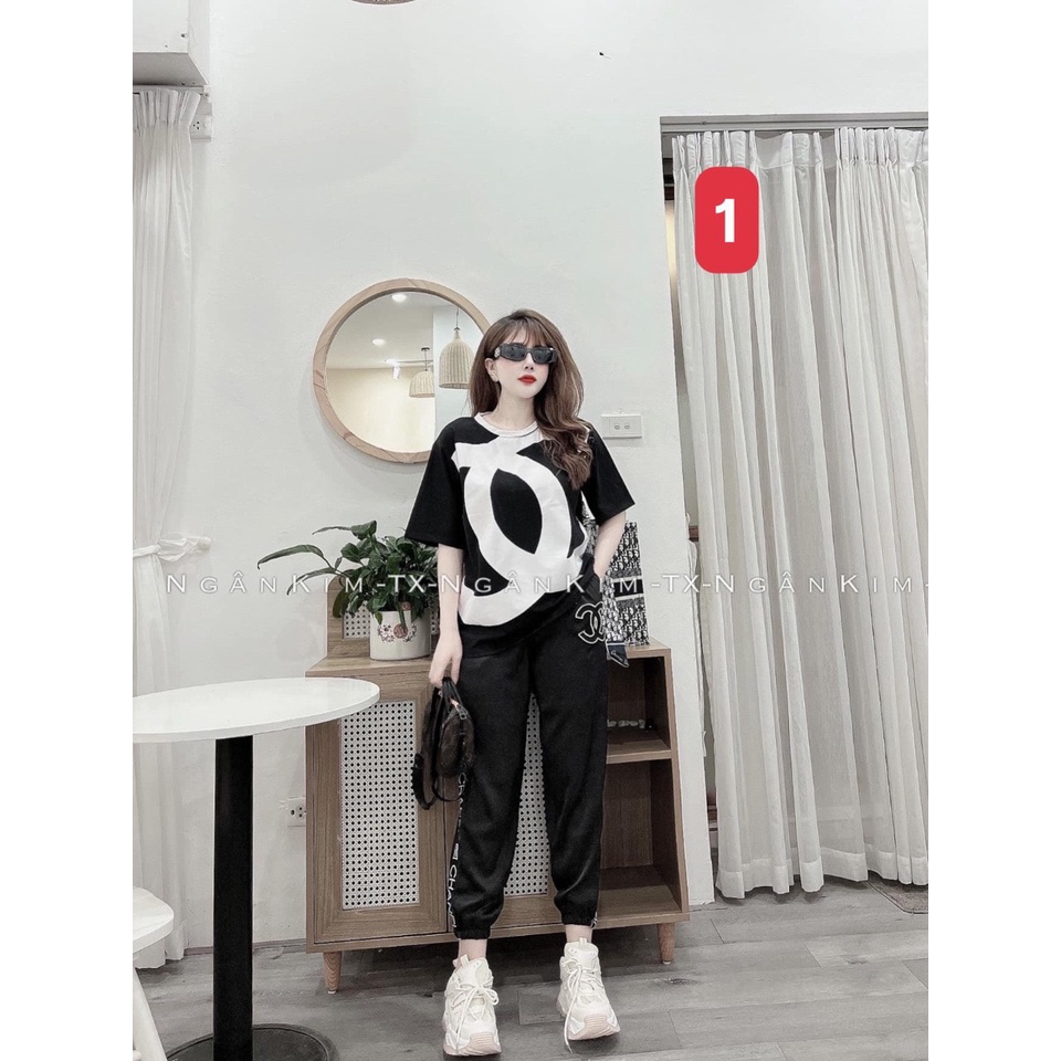 Set đồ nữ sang chảnh đẹp cá tính nguyên bộ quần dài ống suông xinh xắn mã 01