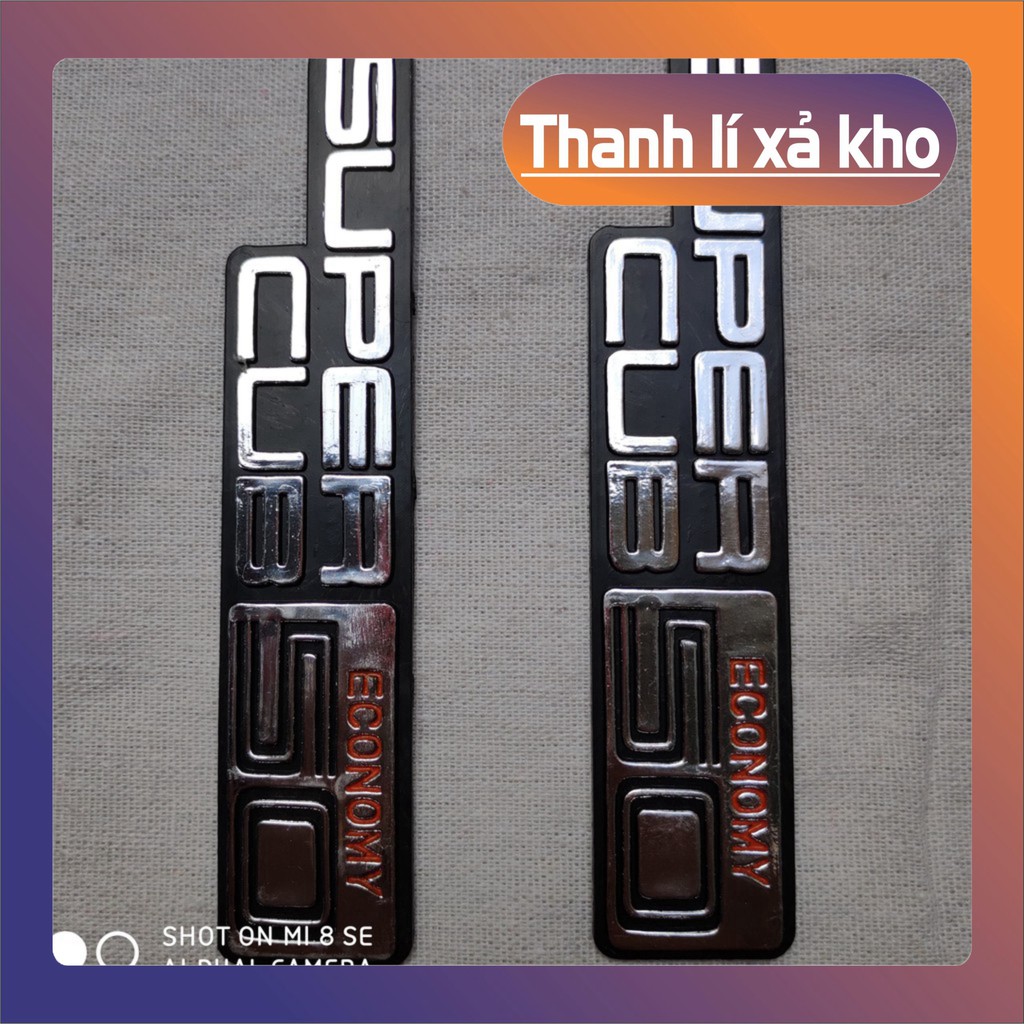 [ XẢ HẾT KHO ] BỘ TEM TRANG TRÍ XE SUPER CUB CHỮ NỔI MỘT THỜI LỪNG LẪY (SIÊU XE CUB)