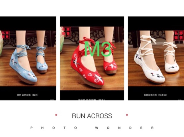 Giày cổ trang nữ thêu mã GTCHV | BigBuy360 - bigbuy360.vn