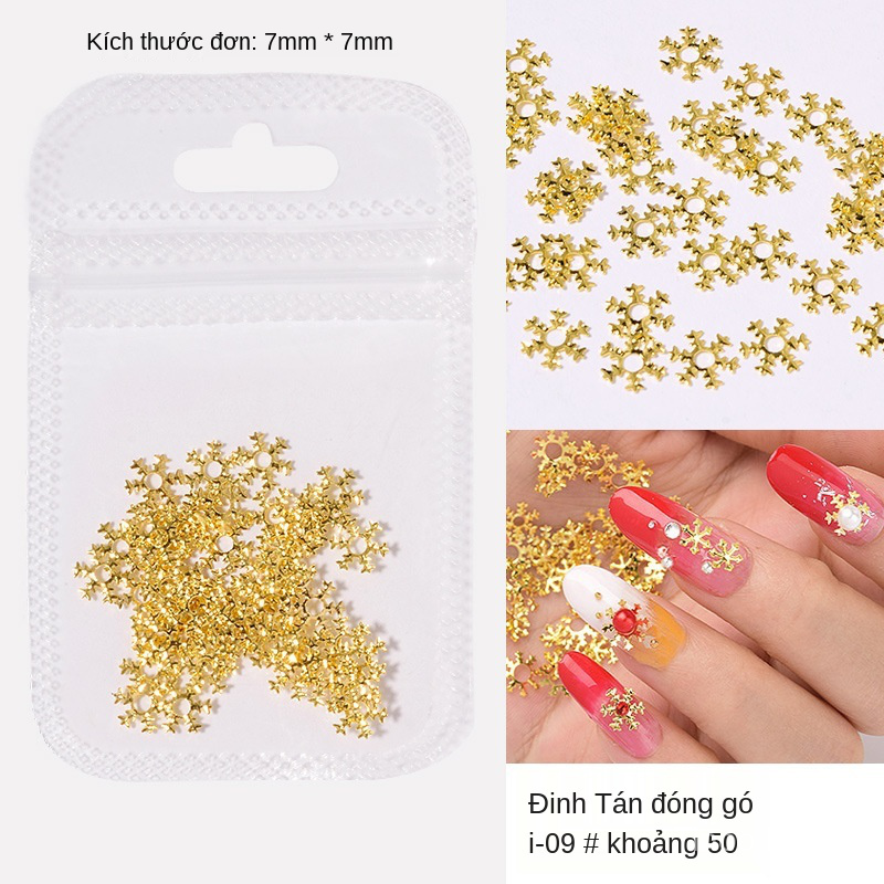 Hộp Phụ Kiện Kim Loại Đính Trang Trí Móng Tay Chuyên Dụng