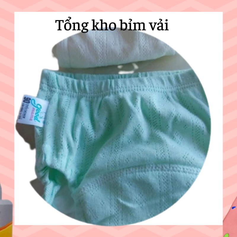 Bỉm vải thông hơi goodmama cao cấp 6 lớp cho bé trai và bé gái 3 _8 kg