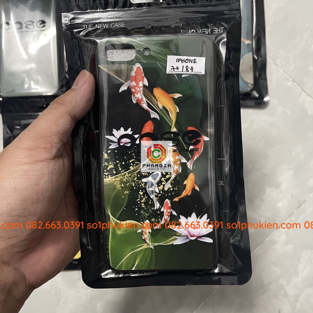 Ốp lưng ép kính Iphone 5/5s/5c/6/6s/6plus/6s plus/7/8/7plus/8plus in hình thư pháp