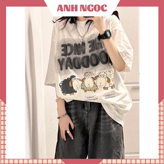 Áo thun tay lỡ nam nữ Unisex form rộng. Áo phông dáng rộng nam nữ cổ tròn