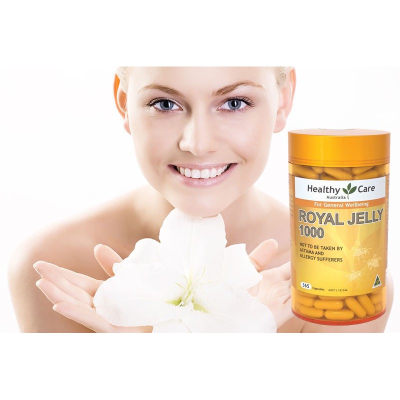 Thực Phẩm Bổ Sung Healthy Care Royall Jelly 1000mg - Lọ 365 Viên