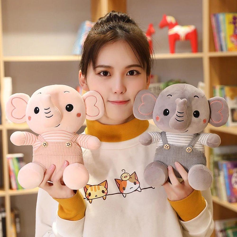 REBUY1 Voi Nhồi Bông Mềm Mại Trang Trí Phòng Bé