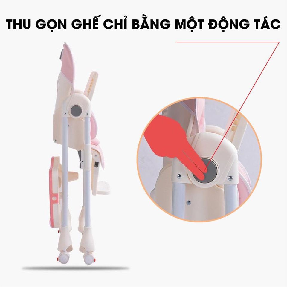 FREE SHIP !!! Ghế ăn dặm đa năng cao cấp Aricare chính hãng có bảo hành