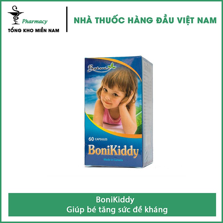 BoniKiddy - Giúp bé tăng sức đề kháng - Hộp 60 Viên