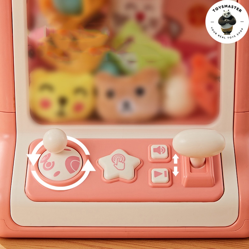 Máy Gắp Thú Mini Rabbit Claw Machine Dành Cho Bé Kích Thước Lớn Kèm 10 Thú Bông,10 Bóng.Có Nhạc,Đèn