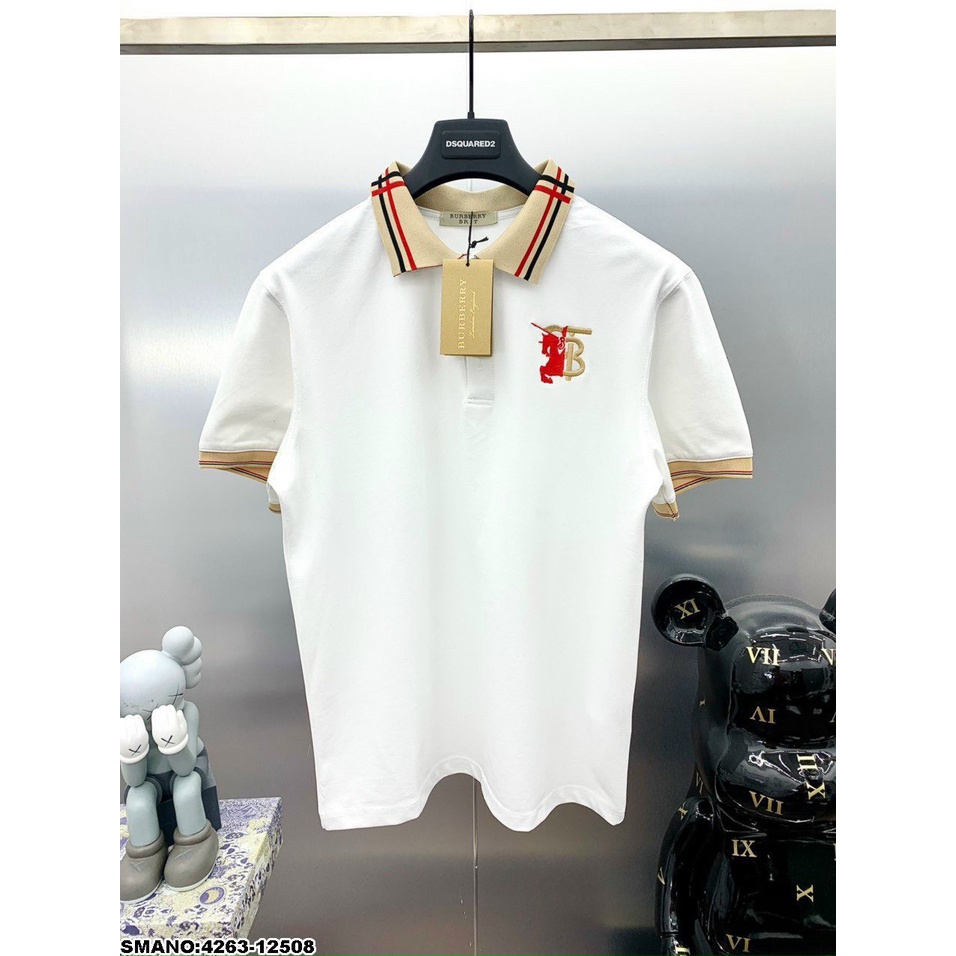 Áo thun nam cao cấp thun nam polo 3 màu BBR phối vải cotton đẹp như hình