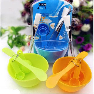 Bộ chén trộn đắp mặt nạ 4in1