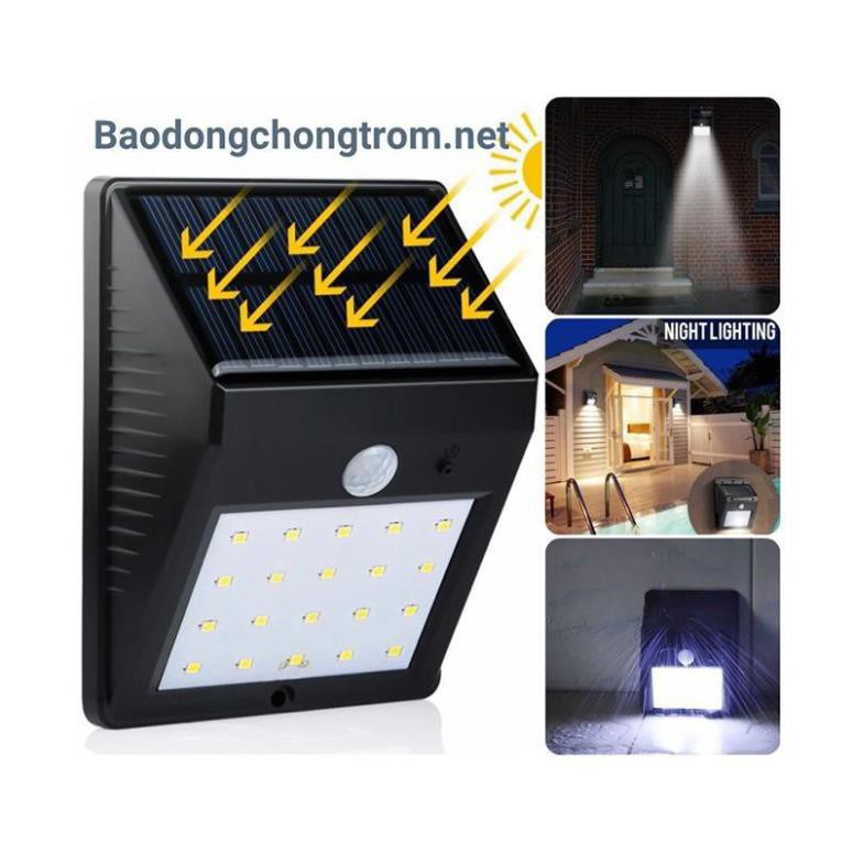 Đèn led cảm ứng chống trộm tự sáng khi có tiếng động và có người qua lại