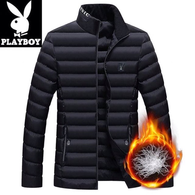 Phao lông vũ hãng Playboy