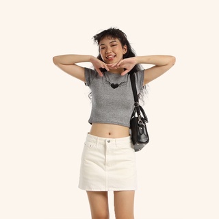 Váy ERRORIST basic skirt jeans đen / trắng