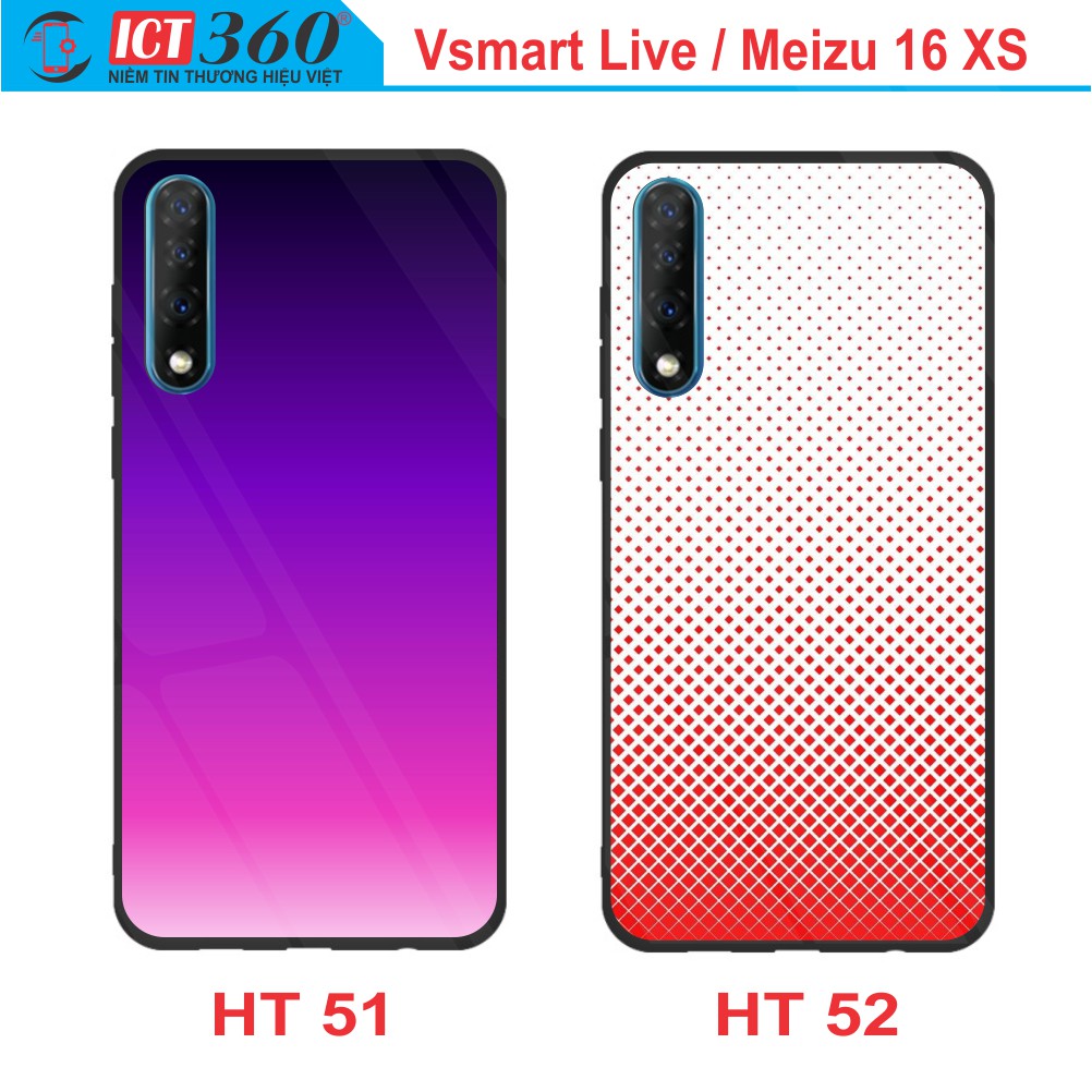 Ốp Lưng Kính  VSMART LIVE/ MEIZU 16 XS  - In Theo Yêu Cầu - Hình 3D