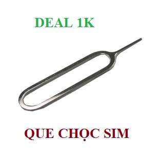 [DEAL 1K] [RẺ VÔ ĐỊCH] QUE CHỌC SIM INOX - CÂY CHỌC SIM INOX