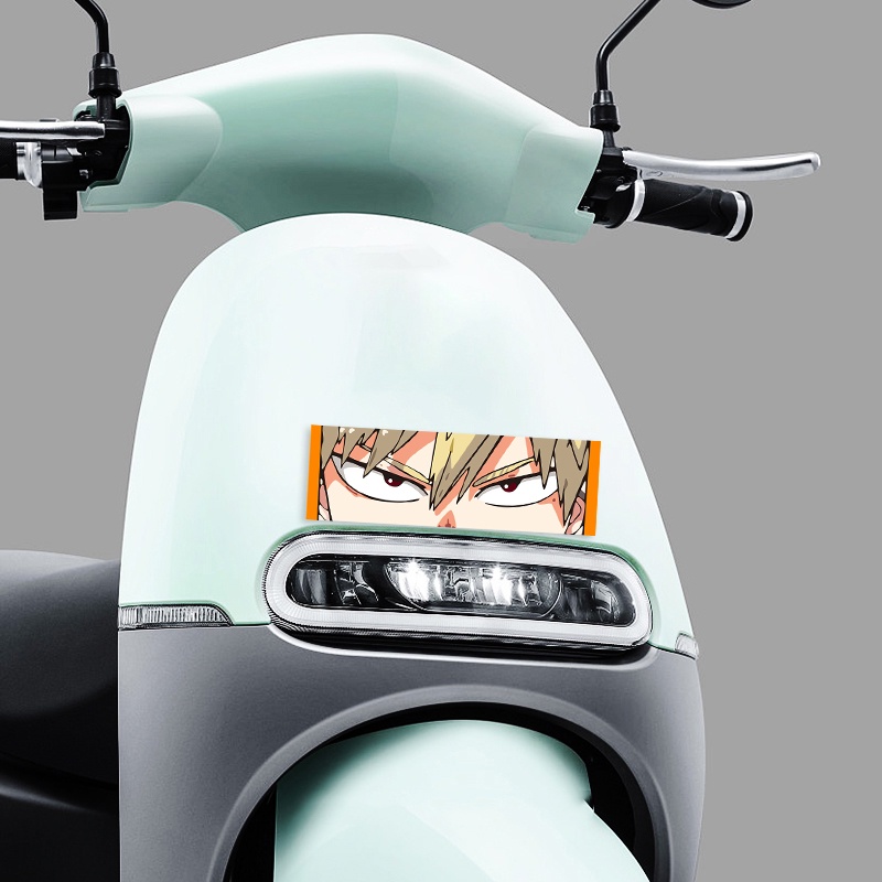 1 Nhãn Dán Trang Trí Thân Xe Hơi Họa Tiết Đôi Mắt Hai Chiều Kiểu Nhật Bản Dành Cho Honda