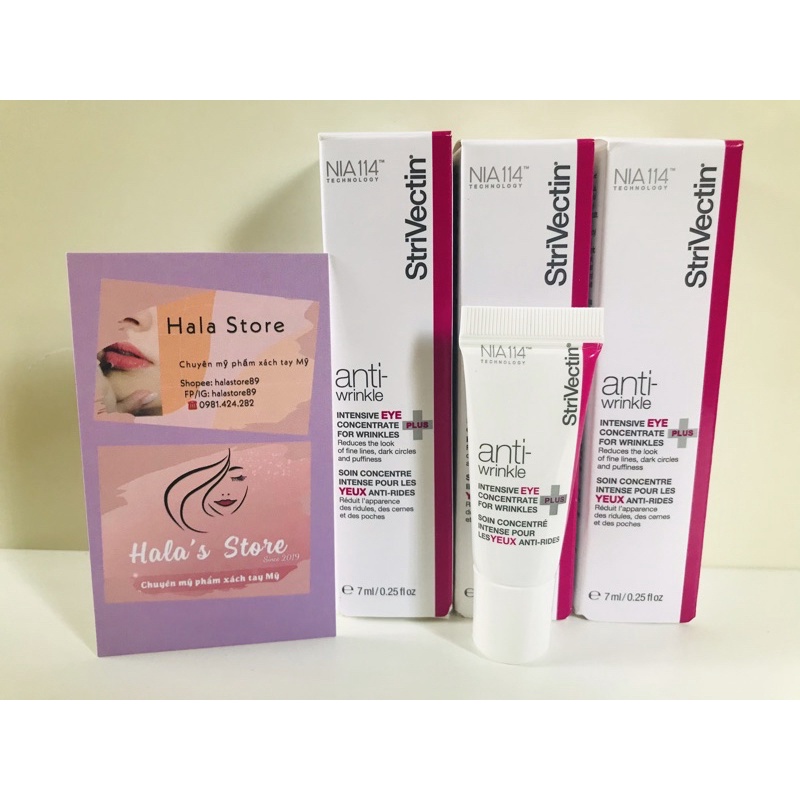 Strivectin ✨ Kem dưỡng mắt ngăn ngừa lão hóa cho mắt NEW Intensive Eye Concentrate for Wrinkles PLUS