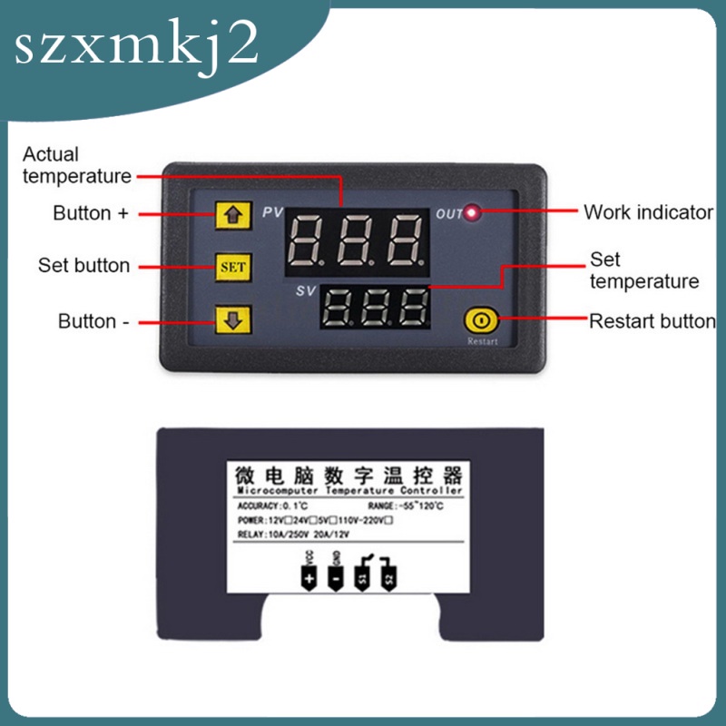 Bộ Điều Khiển Nhiệt Độ Kỹ Thuật Số Cảm Biến Thông Minh 12V / 220V szxmkj2