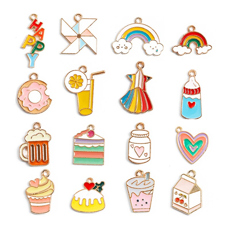 Mặt vòng cổ tráng men dành cho làm trang sức DIY