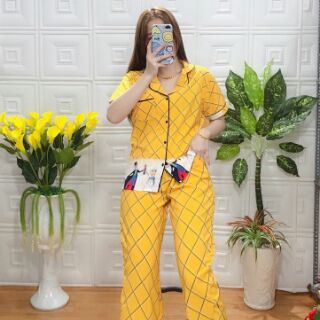 Combo 2 Set lụa hàn mặc nhà