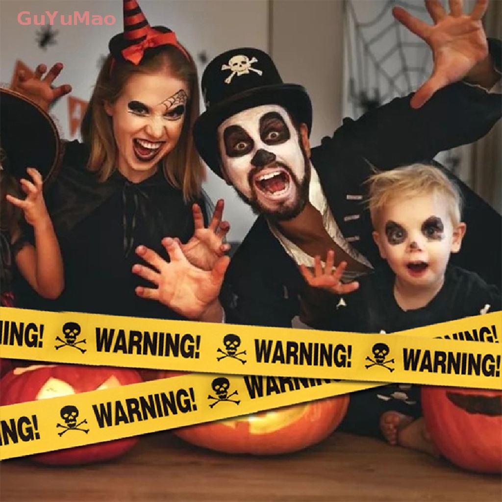 Cuộn Băng Keo Cảnh Báo Trang Trí Halloween 6Mx7.5CM