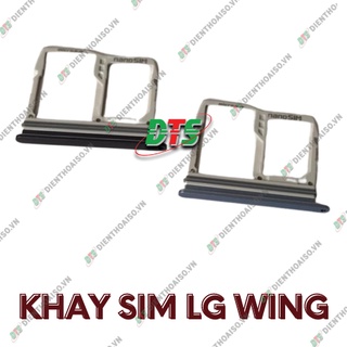 Khay sim lg Wing màu đen, bạc ( Khay sim thay thế cho LG Wing )