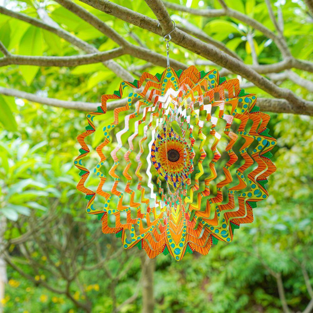 Chuông Gió Hình Con Quay Trang Trí Sân Vườn