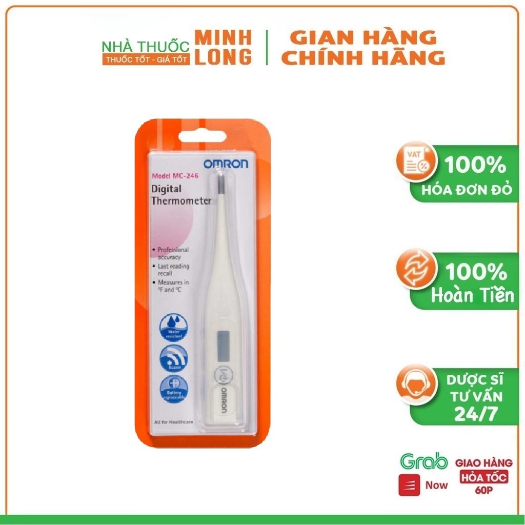Nhiệt kế điện tử Omron MC-264 (Hộp 1 cái)