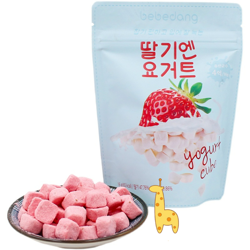 Sữa Chua Khô Hoa Quả Sấy Lạnh Bebedang Hàn Quốc Thơm Ngon Dễ Tan Tốt Cho Tiêu Hóa