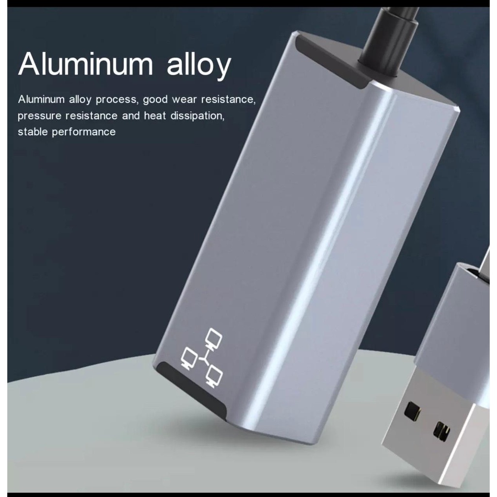 Cáp chuyển Type C sang Lan 2 trong 1 dùng cho máy tính, điện thoại, trái táo. Mac .....
