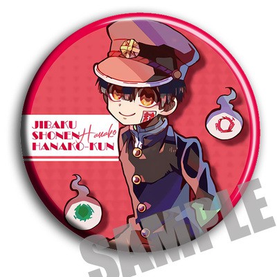 Combo 5 huy hiệu cài áo IN HÌNH Jibaku Shounen Hanako-kun Ác quỷ trong nhà xí ver bảng tên anime chibi dễ thương