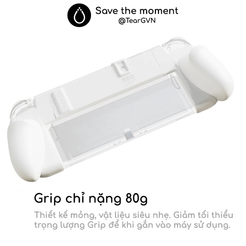 Bộ NeoGrip và túi Maxcarry (Skull &amp; Co) cho Switch Oled / Switch Original