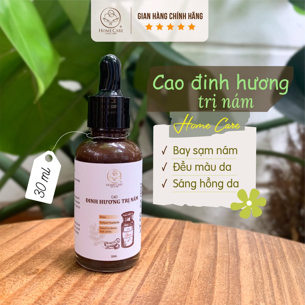 Mờ nám sáng da cao đinh hương Home Care thảo mộc quý hiếm sử dụng an toàn hiệu quả 30ml