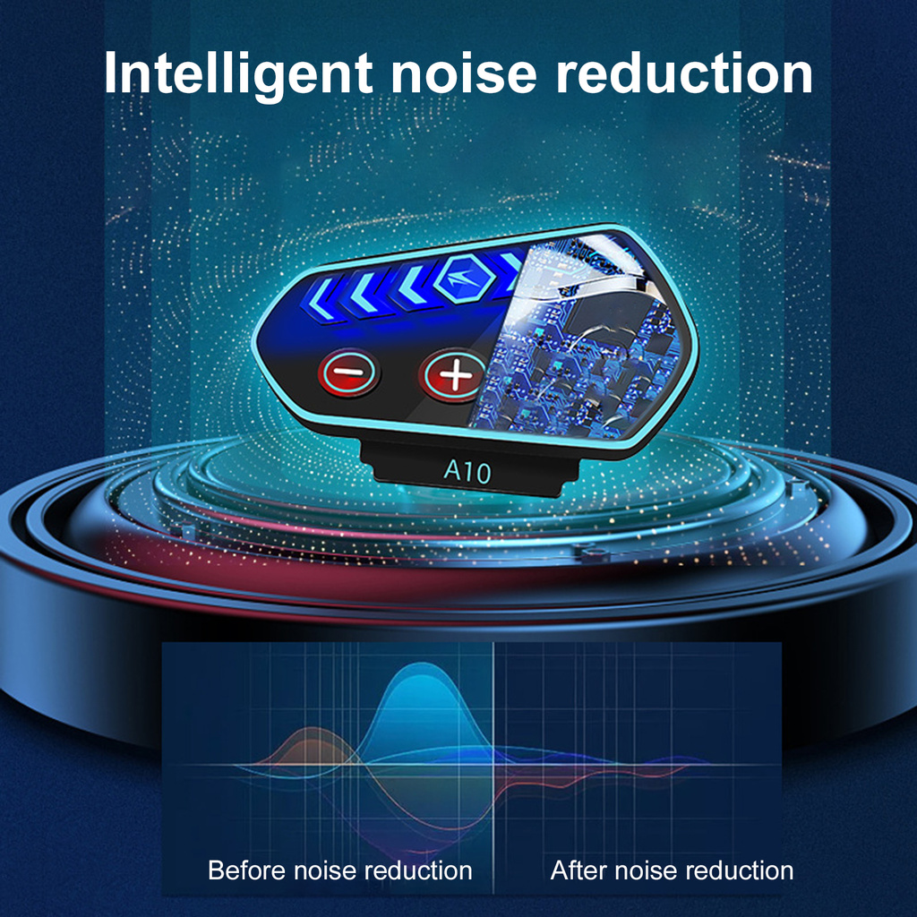 Bộ Tai Nghe A10 Bluetooth 5.0 Giảm Tiếng Ồn Chuyên Dụng Cho Xe Đạp