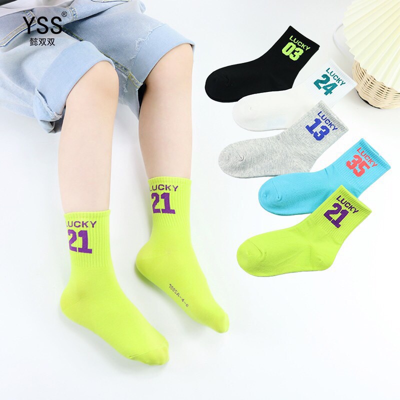 Tất Bé Trai Bé Gái DaHi Kids size bé từ 1 đến 10 tuổi