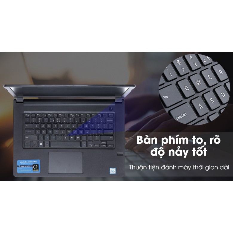 Laptop Dell Vostro 3468 i3 6006U/4GB/1000G/Win10 | BigBuy360 - bigbuy360.vn