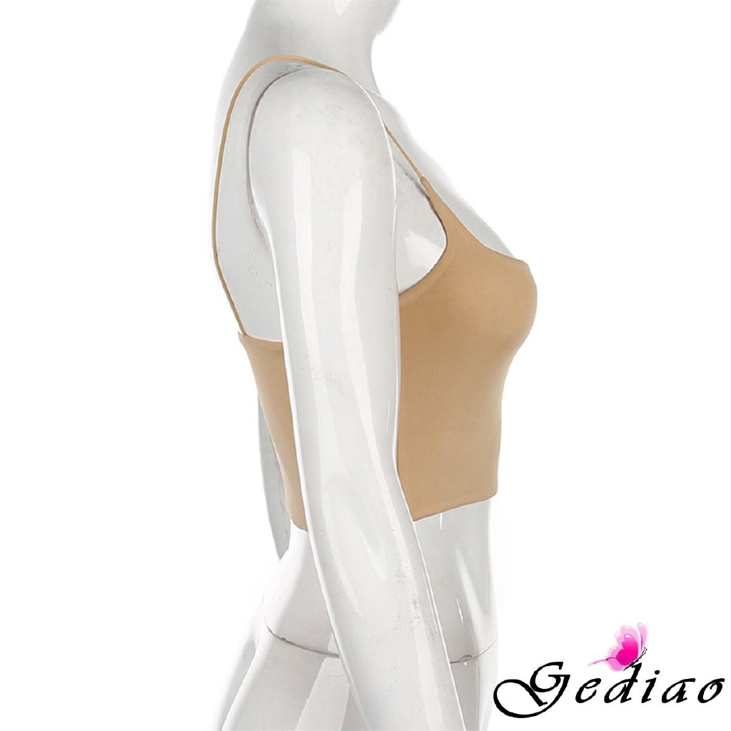 Áo vạt ngắn không tay màu trơn thời trang mùa hè dành cho nữ | BigBuy360 - bigbuy360.vn