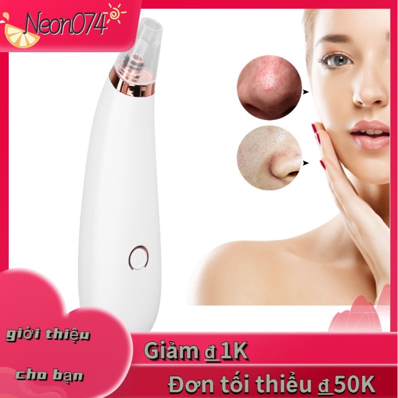 [Hàng mới về] Máy hút mụn đầu đen lực hút chân không mạnh mẽ làm sạch lỗ chân lông bằng điện cho nam nữ  không có pin