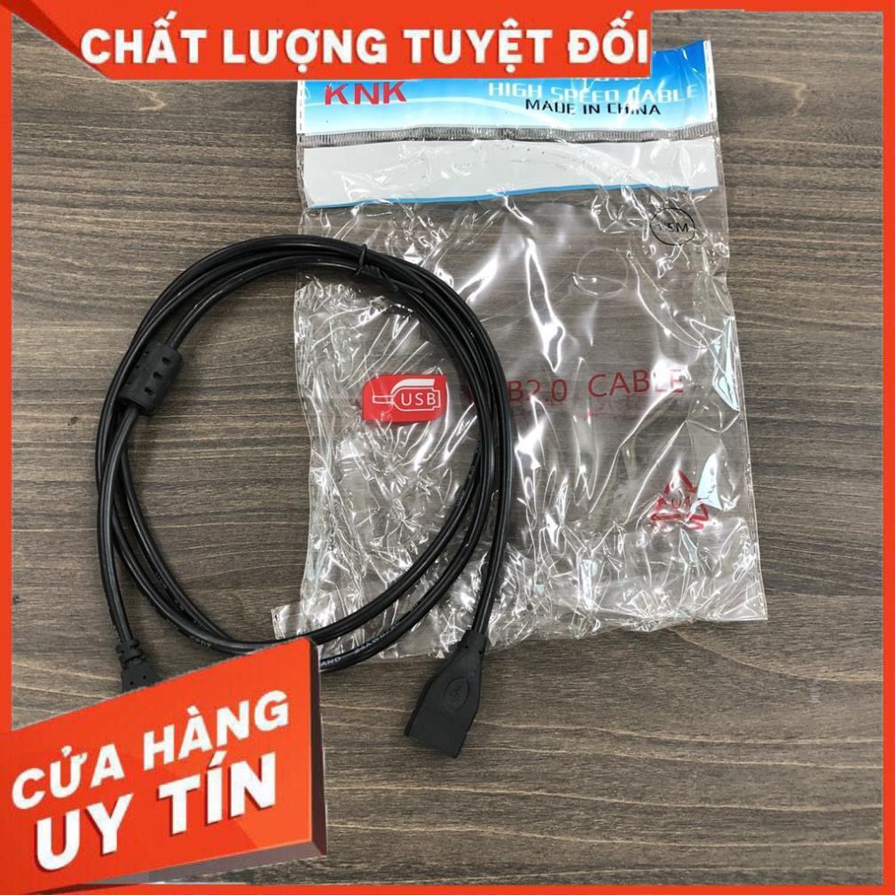 Freeship 50k Cáp USB nối dài 1M5 đen chống nhiễu-DC285