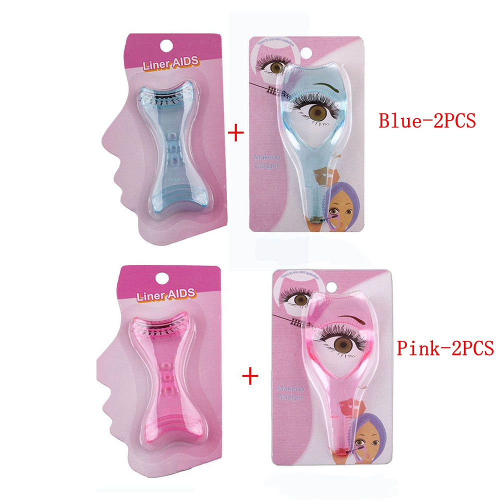(Hàng Mới Về) Set 2 Dụng Cụ Hỗ Trợ Chuốt Mascara Và Kẻ Mắt Tiện Dụng | BigBuy360 - bigbuy360.vn