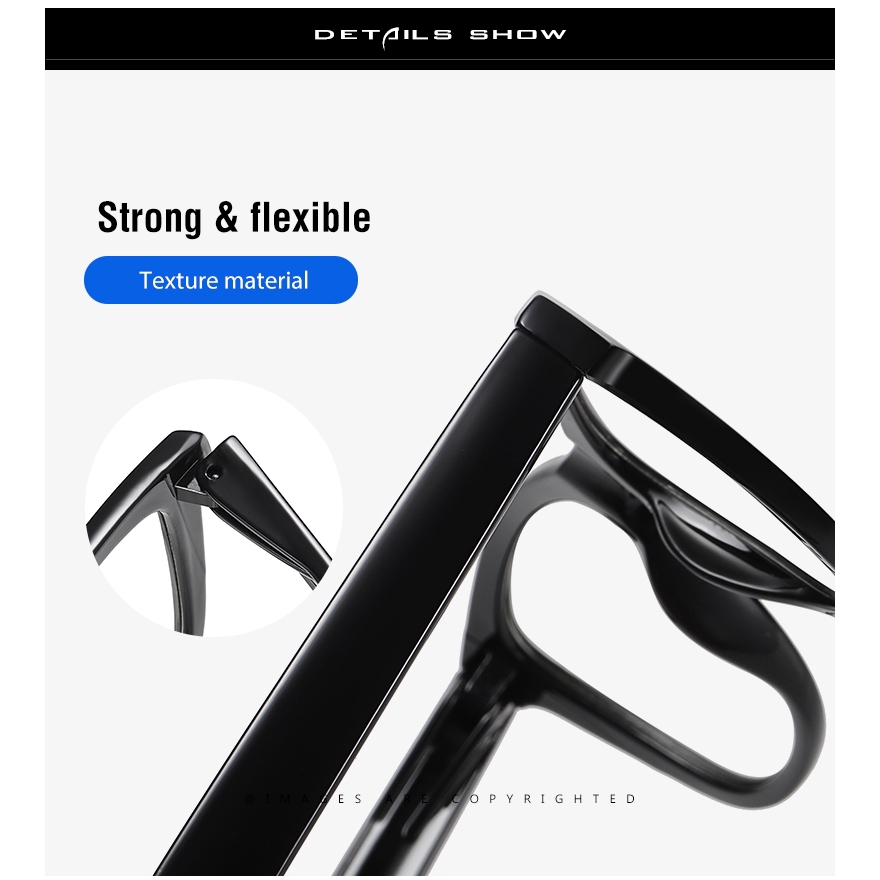 2021 New Eyeglasses Retro Square UV Protection Fashion Anti-Blue Light Glasses Photochromic Lenses Women/Men