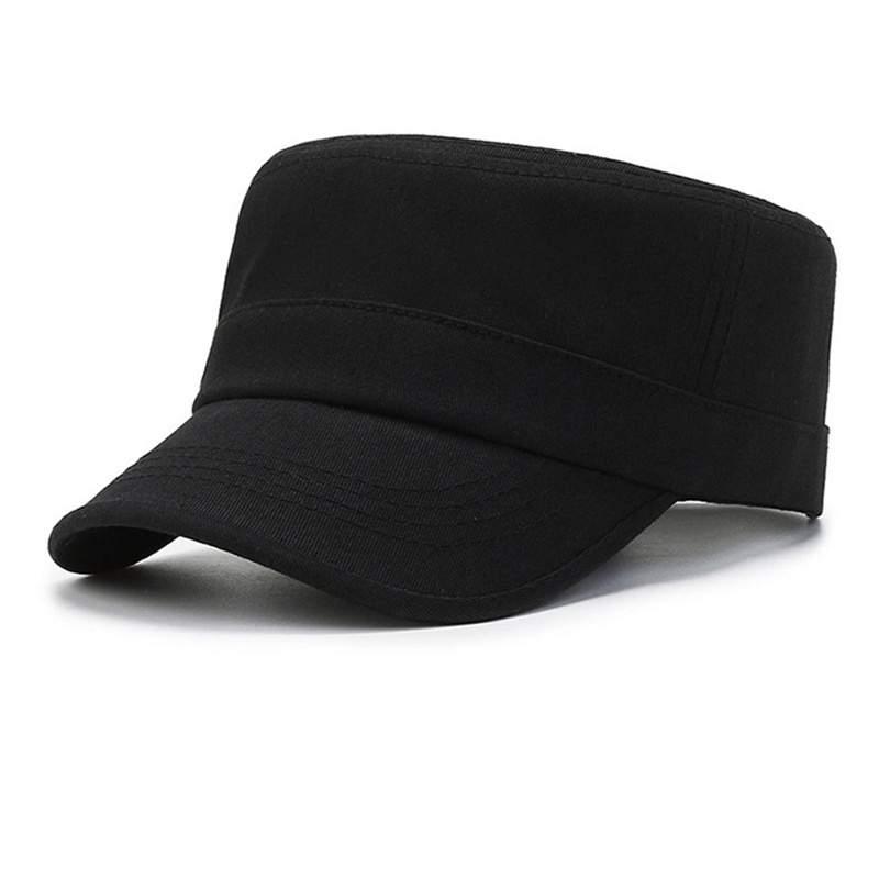 Fancy Mũ Lưỡi Trai Màu Trơn Phong Cách Vintage Thời Trang Hè Thu Có Thể Điều Chỉnh Kích Thước Dành Cho