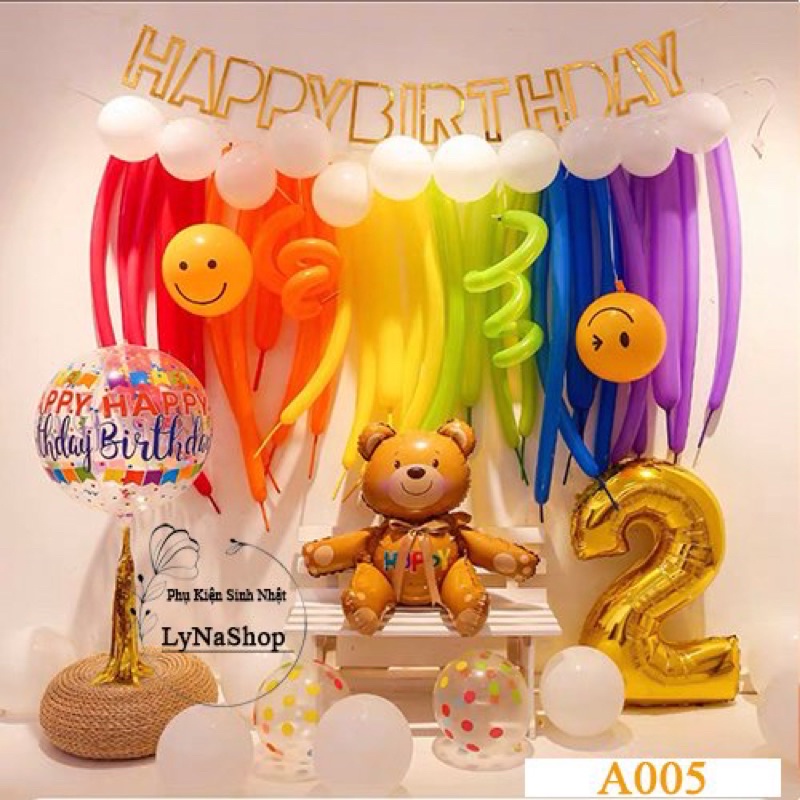 Set Trang Trí Sinh Nhật cho Bé - Phong cách Hàn Quốc